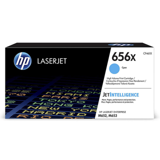 [CF461X] HP 656X Cyan LaserJet Toner Cartridge 22 Pages pour M653 séries