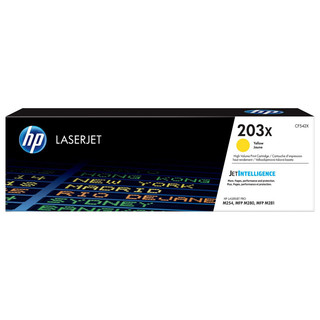 [CF542X] HP 203X Yellow LaserJet Toner Cartridge 2,500HP CLJet M254/MFP M280/MFP M281