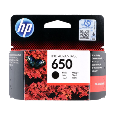HP 650 Black Ink Advantage CartridgeDeskjet 1015/1515/1516/25xx/2645/3516/3545/4515