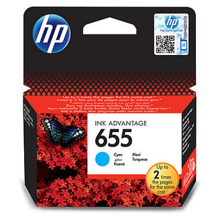 HP 655 Cyan Ink Advantage CartridgeDeskjet 3525/4615/4625/5525/6525