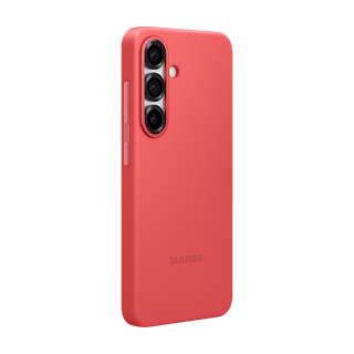 Samsung SACOCHE COVER Silicone Case for Galaxy S25 Rouge