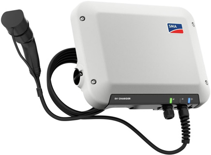 [EVC22-3AC-10] Sma EV Charger 22kW 5m cable LAN WLAN 60M