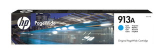 [F6T77AE] HP 913A Cyan PageWide CartridgeHP PageWide 352HP/377/452/477/552/P55250/P57750
