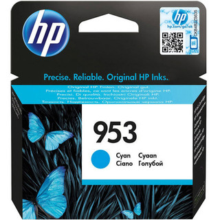 [F6U12AE] HP 953 Cyan Ink CartridgeHP Offjet 8210/8218/871x/8720/8725/8730/8740/8745
