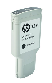 [F9J68A] HP 728 300-ml Matte Black DesignJet Ink Cartridge HP Designjet T730/T830