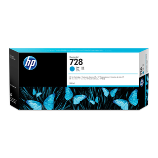 [F9K17A] HP 728 300-ml Cyan DesignJet Ink Cartridge HP Designjet T730/T830