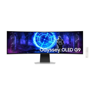 Samsung Moniteur Curved Smart gaming Odyssey OLED G9 DQHD 49'' 32:9 1800R OLED Glare Free 240Hz 12M