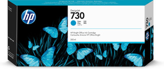 [P2V68A] HP 730 300-ml Cyan Ink Cartridge