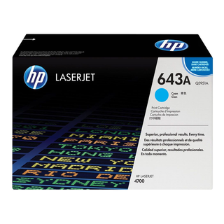 [Q5951A] HP 643A Cyan LaserJet Toner CartridgeHP CLJ 4700 Cyan Crtg