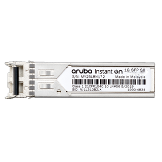 [R9D16A] HP Aruba Instant On 1G SFP LC SX 500m MMF Transceiver 36M