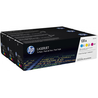 [U0SL1AM] HP 131A 3-pack Cyan/Magenta/Yellow Toner LaserJHP LJ 200/M251/M276 MFP Pck C/Y/M Crtg