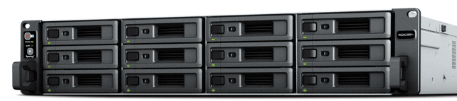[RS2423PLUS] Synology RackStation RS2423+ 12à24Bay Ryzen V1780B 4cores 8GB 2x1GbE 1x10GbE 36M