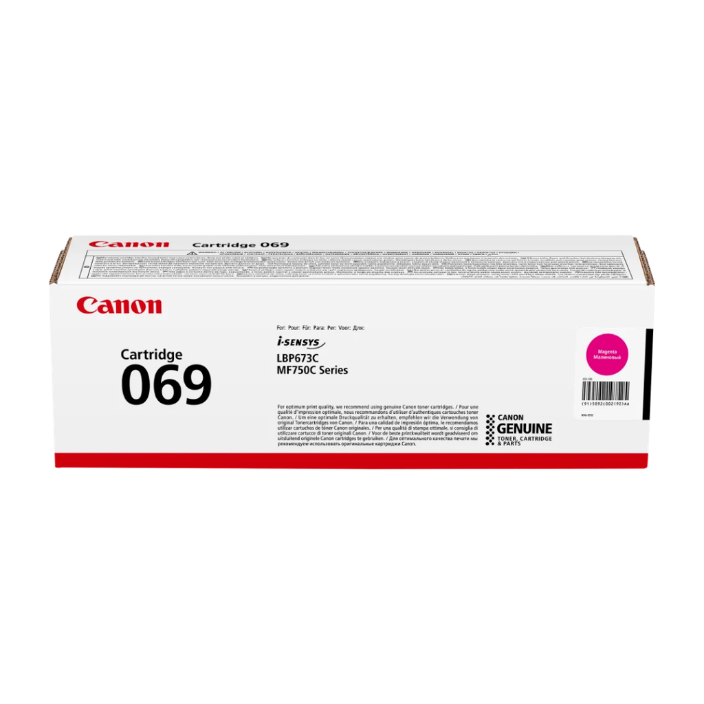 CANON CRG Toner laser 069 MAGENTA 3mois