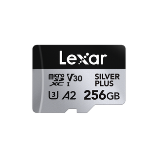 [LMSSIPL256G-BNANG] LEXAR CARTE SD MS Silver Plus 256GB Professional SILVER PLUS microSDXC™ UHS-I cards,up to 205MB 12M