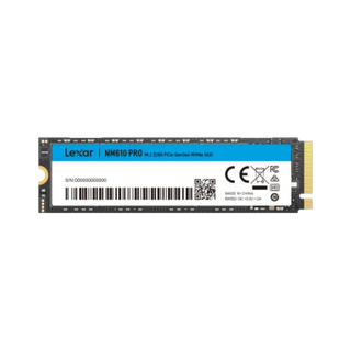 [LNM610P500G-RNNNG] LEXAR SSD NM610 PRO 500GB Lexar NM610 PRO M.2 2280 PCle Gen 3X4 NVMe up to 3300MB/s Read & 1700M 12M
