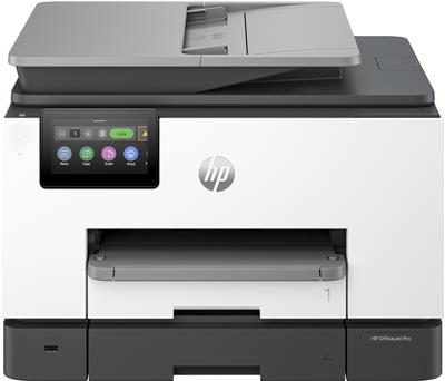 HP OfficeJet Pro 9130 All-in-One Printer, Color, Printer for Small medium business, Print, copy, scan, fax, Wireless; Automatic document feeder; Two-sided printing; Two-sided scanning; Fax; Front USB flash drive port; Touchscreen