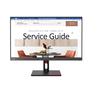 Lenovo S24i-30-20 23.8" Monitor, IPS panel ,1920 x 1080, Input connectors-VGA+HDMI 1.4 ,Cables